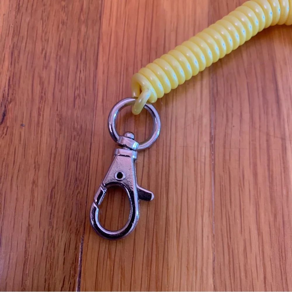 Keychain Purse Charm Stretch Coil Bracelet Keychain